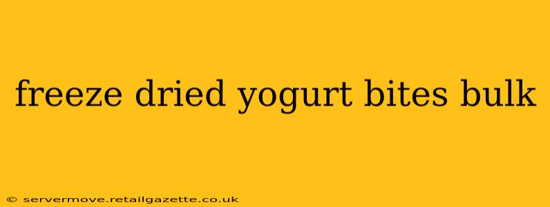 freeze dried yogurt bites bulk