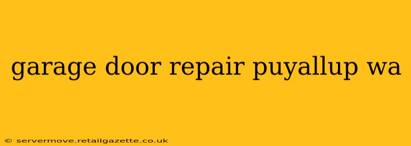 garage door repair puyallup wa