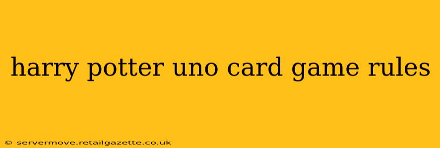 harry potter uno card game rules