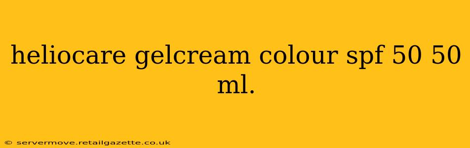 heliocare gelcream colour spf 50 50 ml.
