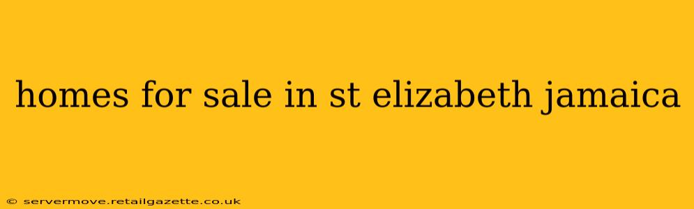 homes for sale in st elizabeth jamaica