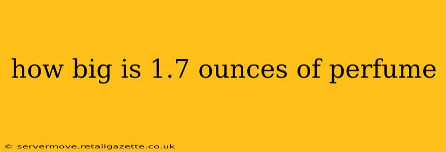 how big is 1.7 ounces of perfume