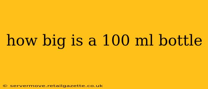 how big is a 100 ml bottle