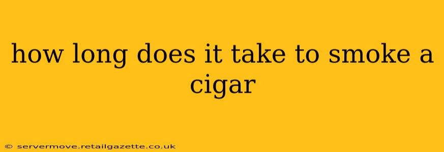 how long does it take to smoke a cigar