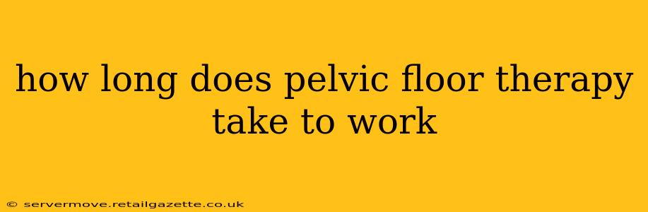 how long does pelvic floor therapy take to work