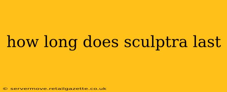 how long does sculptra last