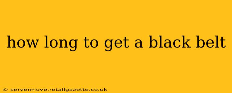 how long to get a black belt