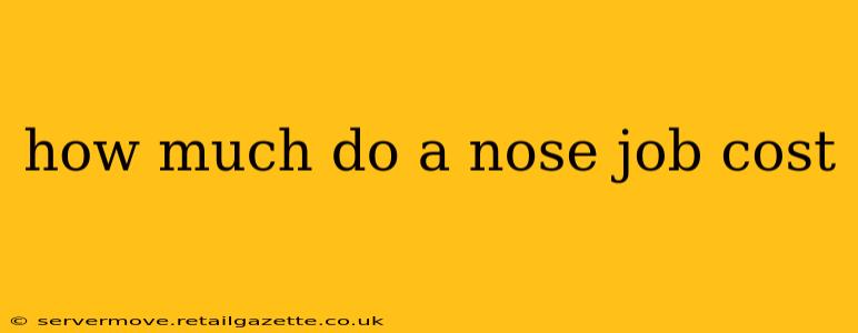 how much do a nose job cost