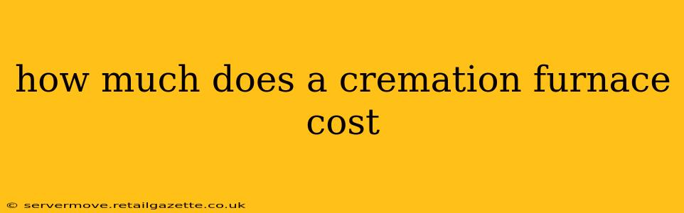 how much does a cremation furnace cost