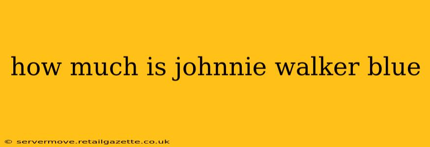 how much is johnnie walker blue