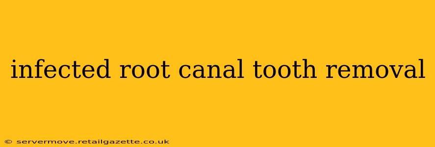 infected root canal tooth removal