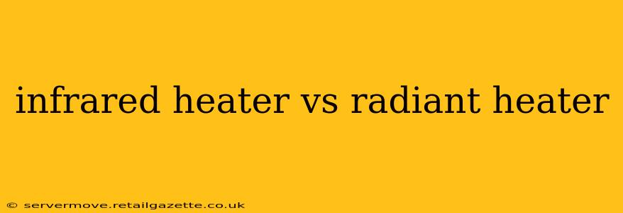 infrared heater vs radiant heater