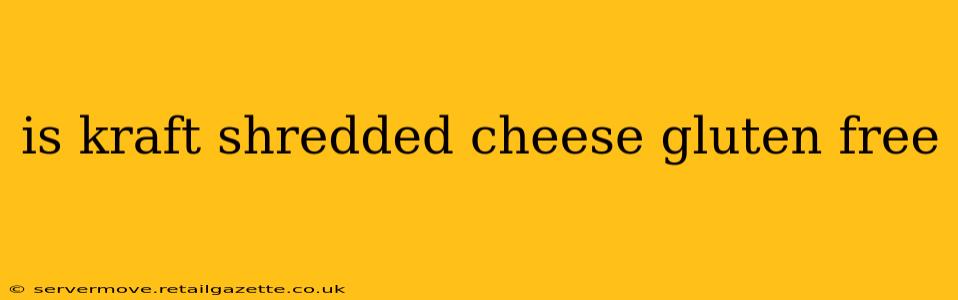 is kraft shredded cheese gluten free
