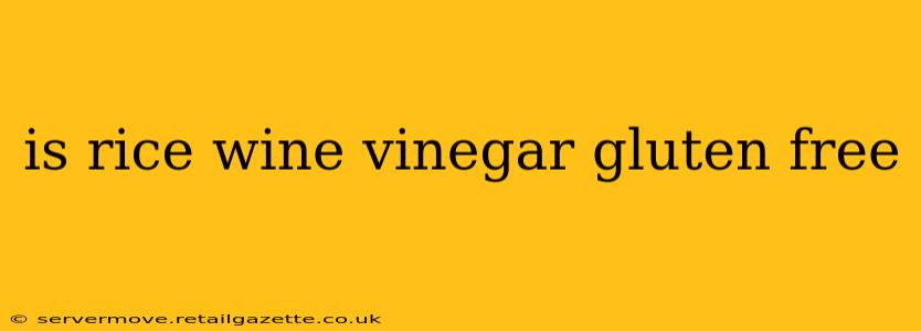 is rice wine vinegar gluten free