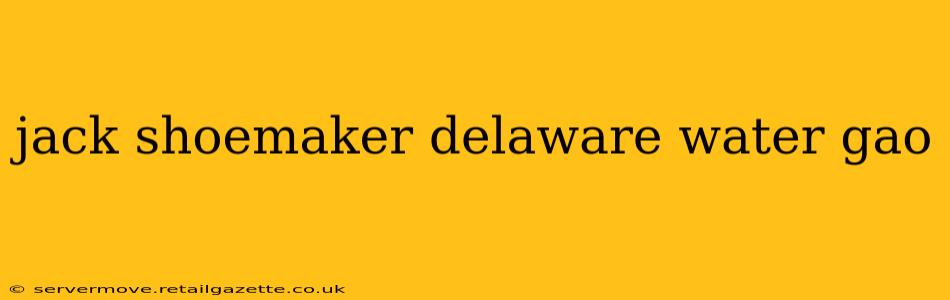 jack shoemaker delaware water gao