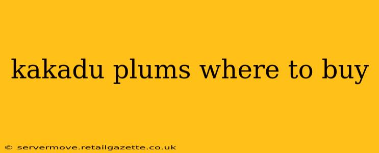 kakadu plums where to buy