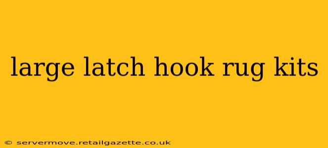 large latch hook rug kits