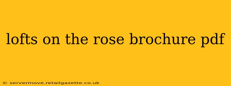 lofts on the rose brochure pdf