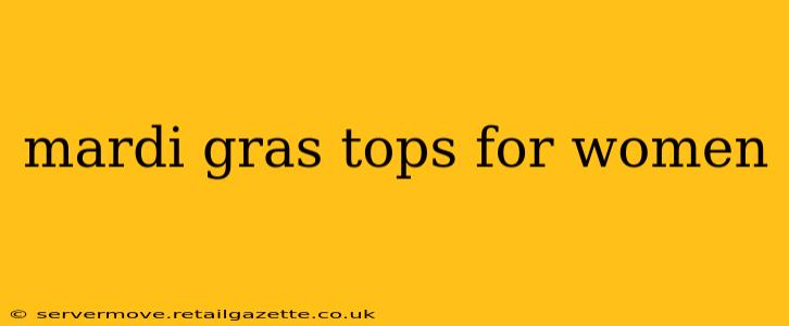 mardi gras tops for women