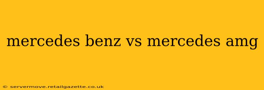 mercedes benz vs mercedes amg