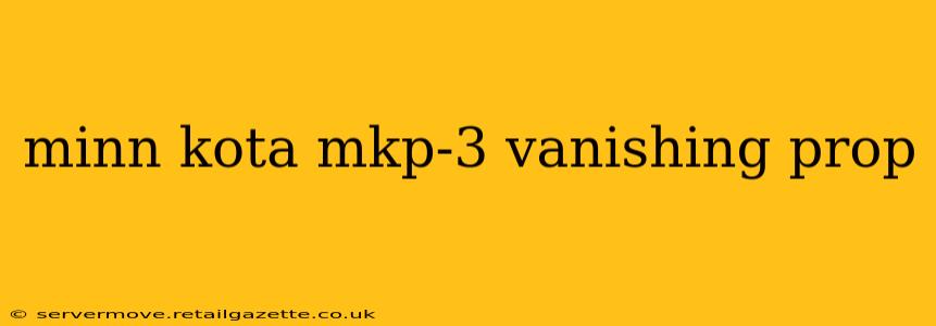 minn kota mkp-3 vanishing prop