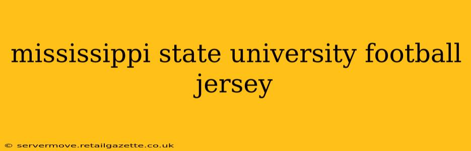 mississippi state university football jersey