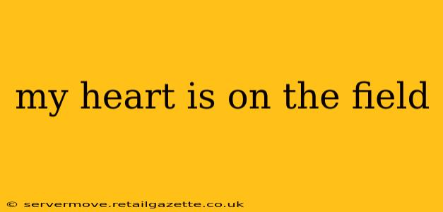 my heart is on the field