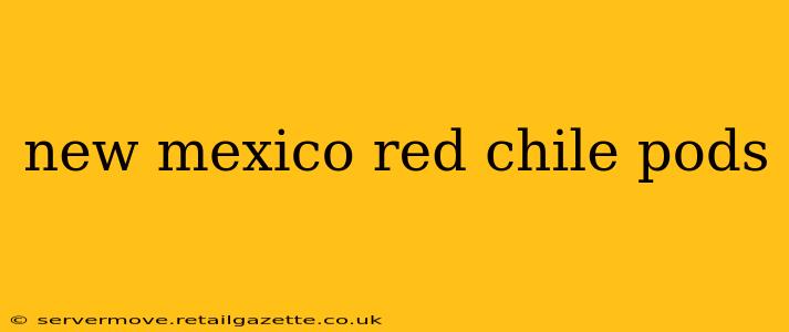 new mexico red chile pods