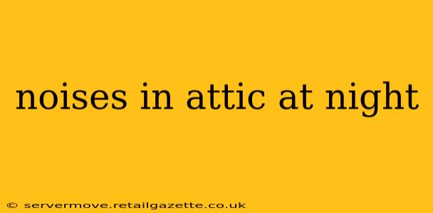 noises in attic at night