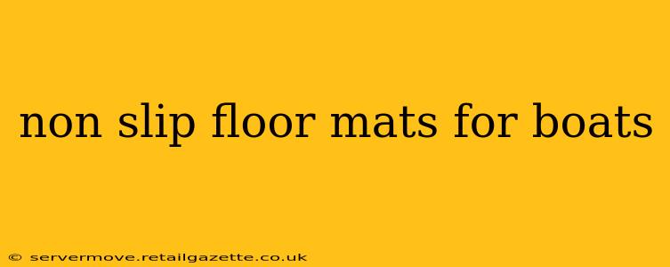 non slip floor mats for boats