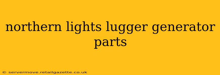 northern lights lugger generator parts