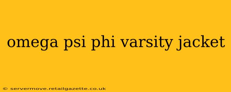 omega psi phi varsity jacket