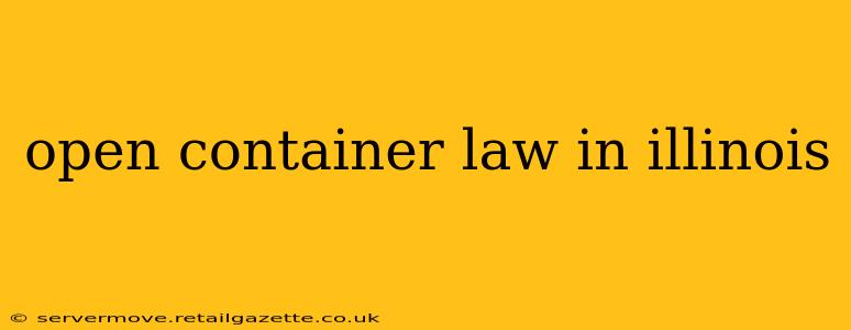 open container law in illinois