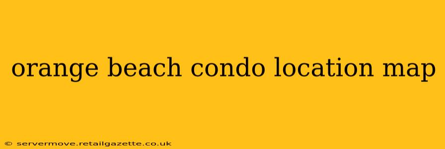 orange beach condo location map