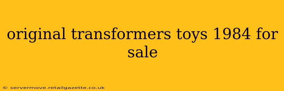 original transformers toys 1984 for sale