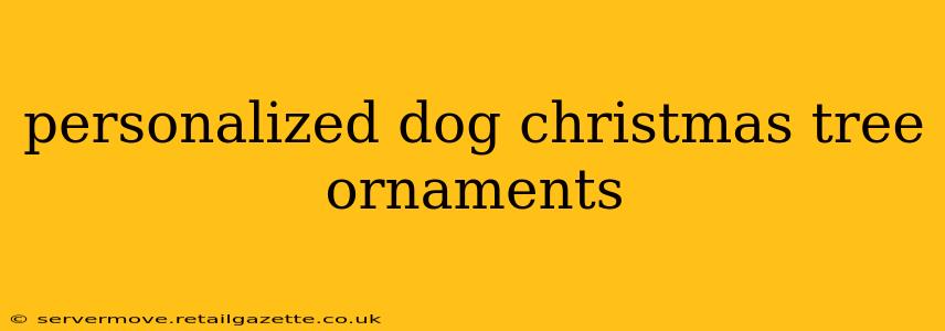 personalized dog christmas tree ornaments