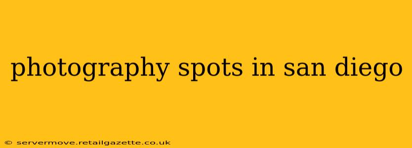 photography spots in san diego