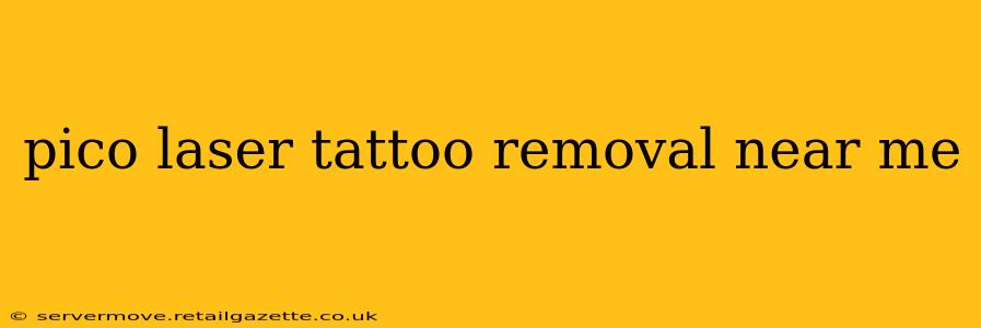 pico laser tattoo removal near me