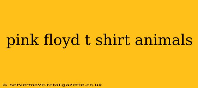 pink floyd t shirt animals