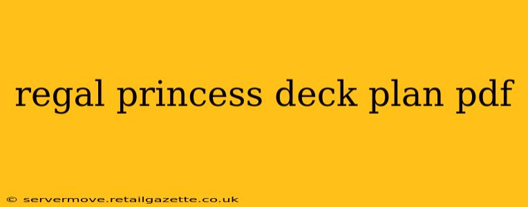 regal princess deck plan pdf