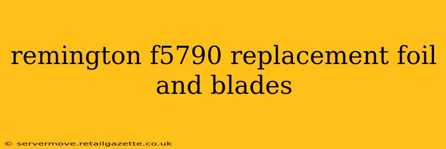 remington f5790 replacement foil and blades