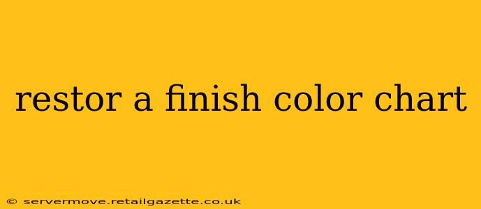 restor a finish color chart