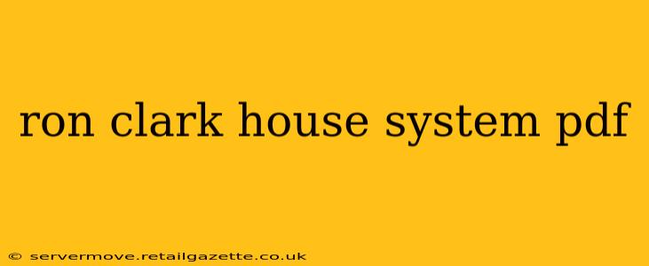 ron clark house system pdf