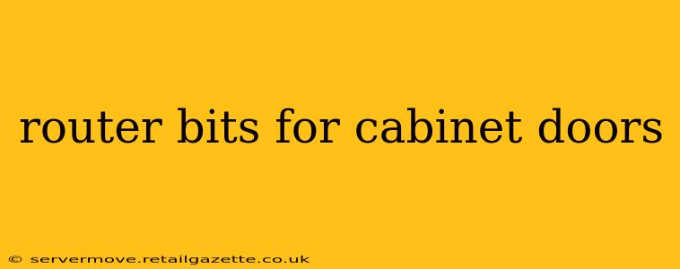 router bits for cabinet doors