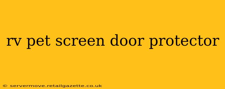 rv pet screen door protector