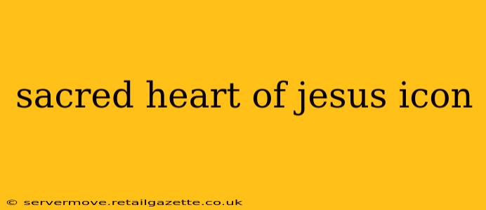 sacred heart of jesus icon