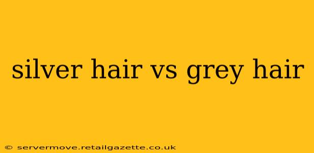 silver hair vs grey hair