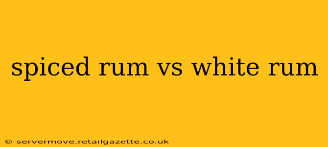 spiced rum vs white rum