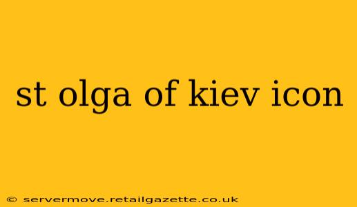 st olga of kiev icon