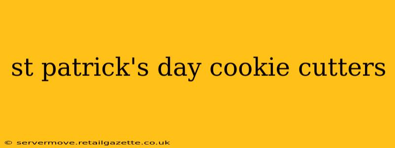 st patrick's day cookie cutters